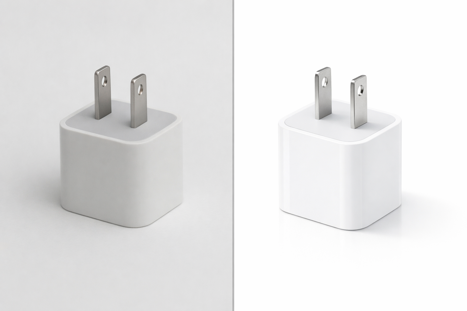 Ürün fotoğrafı düzenleme öncesi ve sonrası karşılaştırması