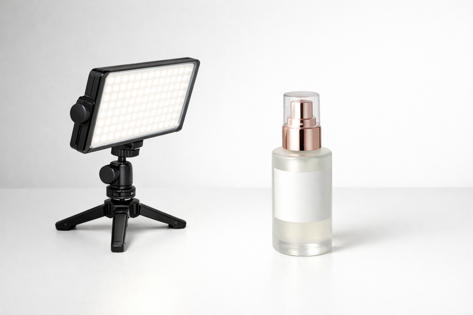 LED panel ile ürün aydınlatma kurulumu